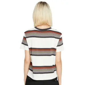 Randig T-shirt för kvinnor Volcom Halite SS image-2