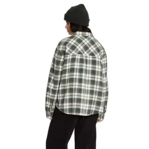 Camiseta de manga larga para mujer Volcom Plaid To Meet U image-3