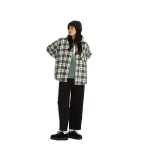 Camiseta de manga larga para mujer Volcom Plaid To Meet U image-2