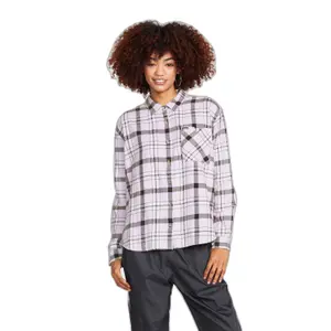 Camisa de manga larga mujer Volcom Plaid To Meet U image-0