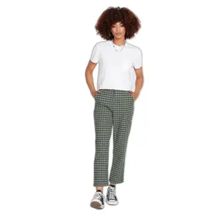 Pantalones chinos de cintura alta para mujer Volcom Frochickie image-0