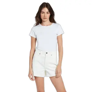 Pantalones cortos vaqueros de cintura alta para mujer Volcom Stn Step image-0