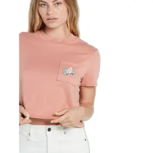 T-shirt femme Volcom Pocket Dial image-2