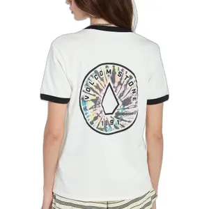 T-shirt femme Volcom Truly Ringer image-3