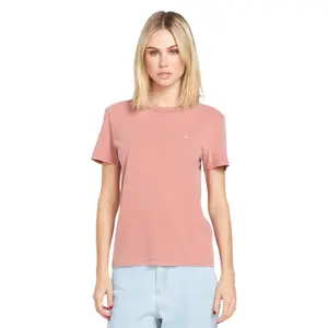 T-shirt clássico bordado mulher Volcom Solid Stone image-0