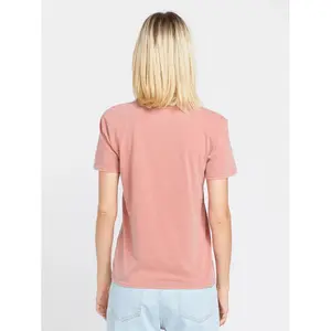 T-shirt clássico bordado mulher Volcom Solid Stone image-1