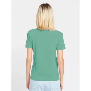 T-shirt clássico bordado mulher Volcom Solid Stone image-1
