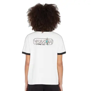 T-Shirt Frau Volcom Truly Ringer image-3