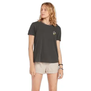 T-shirt femme Volcom Truly Ringer image-0