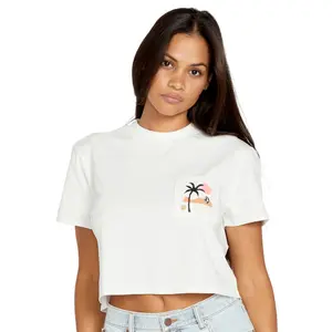 T-shirt med fickskiva för kvinnor Volcom image-0