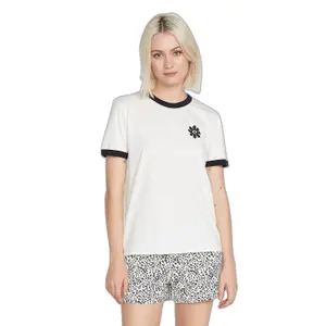 T-shirt femme Volcom Truly Ringer image-0