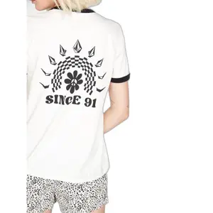 T-shirt femme Volcom Truly Ringer image-3