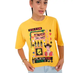 T-shirt de mulher Volcom Play The image-0