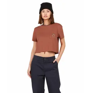 T-shirt femme Volcom Pocket Dial image-0
