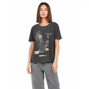 T-shirt femme Volcom Truly Ringer image-0