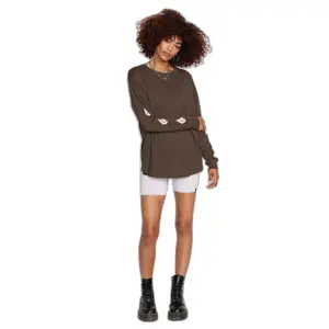 T-shirt manches longues femme Volcom Iconic Stones image-1
