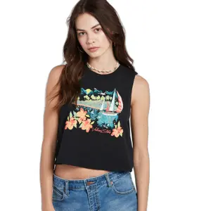 Débardeur crop femme Volcom Stone Hour image-1