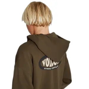 Hooded sweatshirt fleece child Volcom Watanite image-1