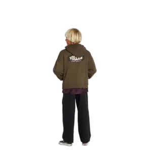 Hooded sweatshirt fleece child Volcom Watanite image-3