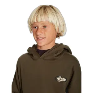 Hooded sweatshirt fleece child Volcom Watanite image-4