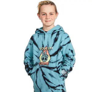 Hooded sweatshirt fleece child Volcom Caiden Dye image-3