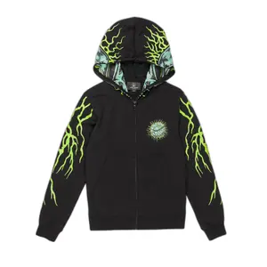 Hooded sweatshirt with zipper Volcom Alien image-0