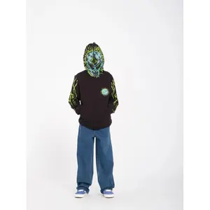 Hooded sweatshirt with zipper Volcom Alien image-3