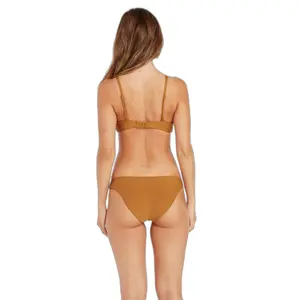 Top per costume da bagno donna con scollo a V Volcom Simply Seamless image-1