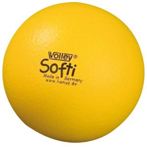 g4027-schaumstoffball-volley-softi-gelb-16-cm