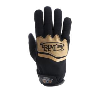 Winter motorcycle gloves made of fabric and leather Von Dutch Hero