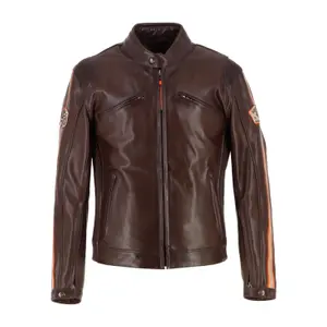 Motorcycle leather jacket Von Dutch Fast
