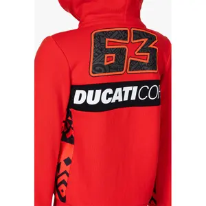 Sweatshirt à capuche enfant VR46 Ducati Bagnaia image-3