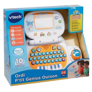 Laptop educational games Vtech Electronics Europe P'tit Genius Ourson image-2