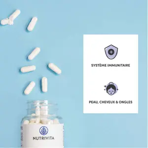 Zinc b6 complemento alimenticio - 120 cápsulas Nutrivita image-2