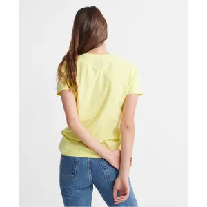 Camiseta de algodón orgánico para mujer Superdry Premium Goods Label image-2