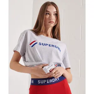 Gerades Damen-T-Shirt Superdry Sportstyle image-0