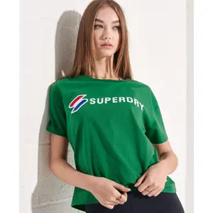 Gerades Damen-T-Shirt Superdry Sportstyle image-0