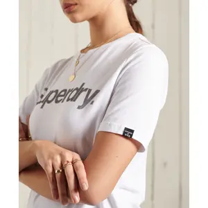 Kurzarm-T-Shirt, Damen Superdry Core Logo image-2
