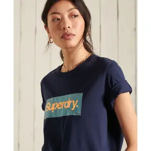 Camiseta con logo para mujer Superdry Core Patina image-2