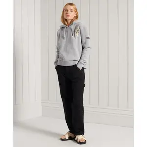 Sudadera corta con capucha de estilo militar para mujer Superdry image-1