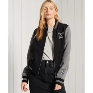 Bomber femme Superdry Collegiate Scripted Baseball image-0
