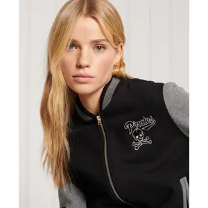 Bomber femme Superdry Collegiate Scripted Baseball image-5