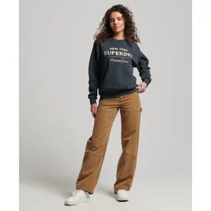 Sweatshirt woman Superdry Luxe Metallic image-3
