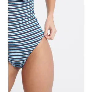 Randig baddräkt för kvinnor Superdry Edit image-3