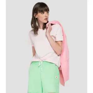 Damen-T-Shirt aus Baumwolle mit schmaler Passform Replay image-0