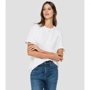 Damen-T-Shirt mit Rundhalsausschnitt Replay aged image-0
