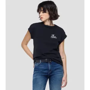 Bio-Baumwoll-T-Shirt für Frauen Replay rebels image-0