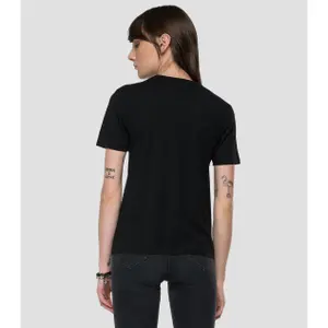 Damen-T-Shirt mit schmaler Passform Replay see you in hell image-2