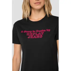 Jeans-T-Shirt aus Bio-Baumwolle für Frauen Replay image-4