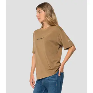 T-Shirt aus Bio-Baumwolle in Übergröße für Frauen Replay not ordinary image-1